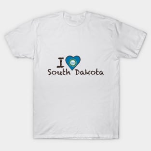 I Love South Dakota T-Shirt